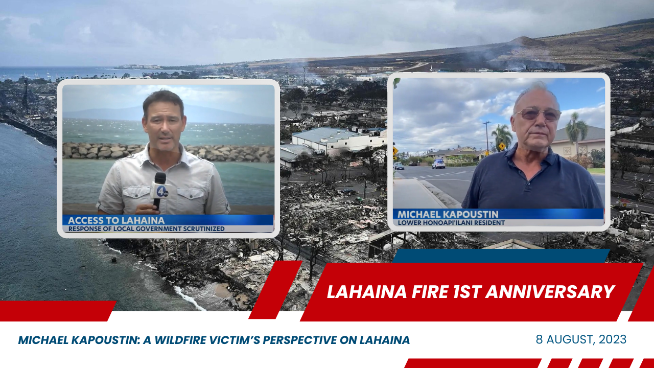 Lahaina wildfire 1st anniversary - God It's Me